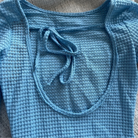 PrettyLittleThing Blue Coverup Dress - Picture 2 of 8